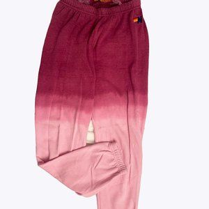Aviator Nation Pink Ombre Sweatpants